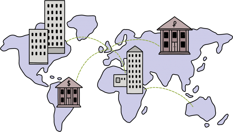 Worls map illustration
